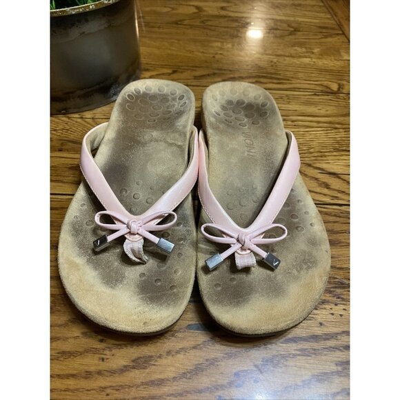 VIONIC Bella II Toe Post Casual Sandals Pink US Size 9.5 - Picture 3 of 6